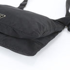 Prada Tessuto Nylon Triangle Logo Shoulder Bag Crossbody Messenger Business — view 5