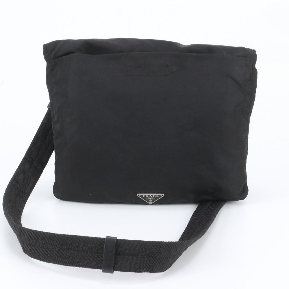 Prada Tessuto Nylon Triangle Logo Shoulder Bag Crossbody Messenger Business