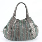 Prada White Tag Tessuto Nylon Crimson Leather Tote Bag Shoulder