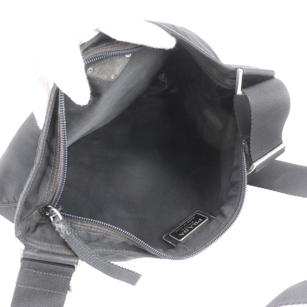 Prada White Tag Tessuto Nylon Triangle Logo Shoulder Bag Crossbody Messenger — view 7