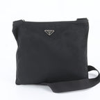 Prada White Tag Tessuto Nylon Triangle Logo Shoulder Bag Crossbody Messenger