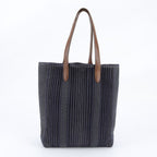 Hermes Calicut Denim Leather Tote Bag Shoulder — view 3