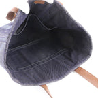 Hermes Calicut Denim Leather Tote Bag Shoulder — view 7