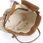 Gucci GG Canvas Bree Leather 2-Way Shoulder Bag Crossbody Hand — view 7