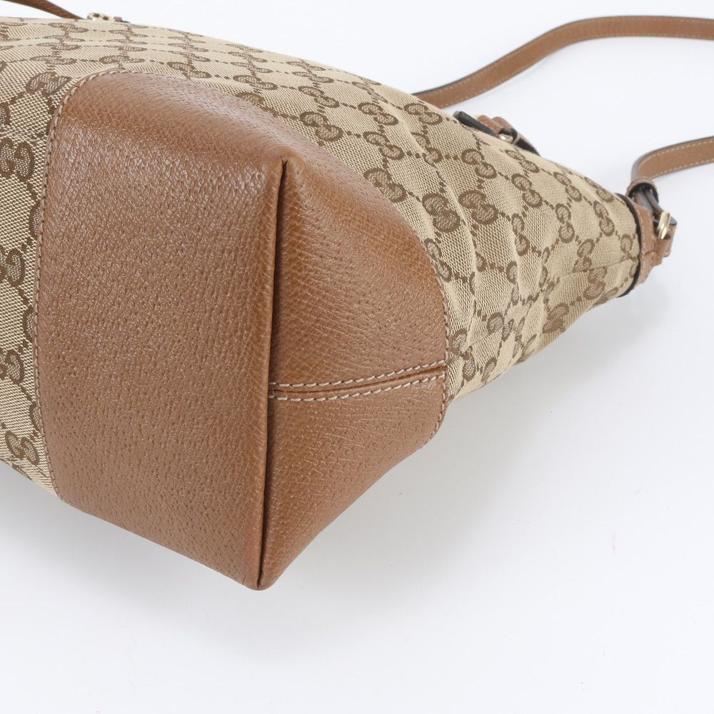 Gucci GG Canvas Bree Leather 2-Way Shoulder Bag Crossbody Hand — view 4
