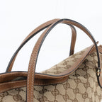 Gucci GG Canvas Bree Leather 2-Way Shoulder Bag Crossbody Hand — view 2