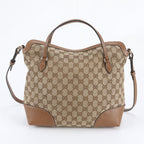 Gucci GG Canvas Bree Leather 2-Way Shoulder Bag Crossbody Hand — view 3
