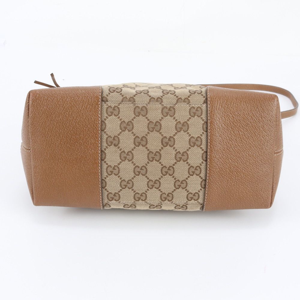 Gucci GG Canvas Bree Leather 2-Way Shoulder Bag Crossbody Hand — view 5