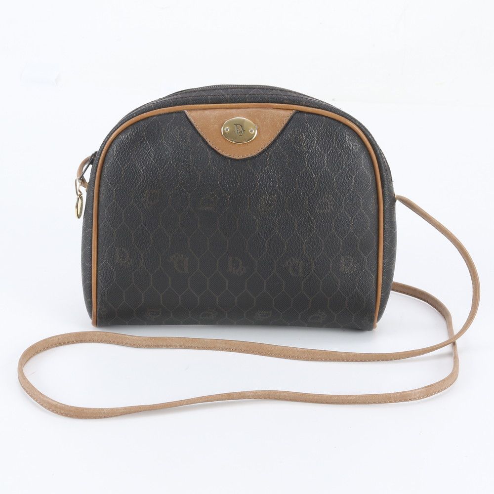 Dior Honeycomb Leather Shoulder Bag