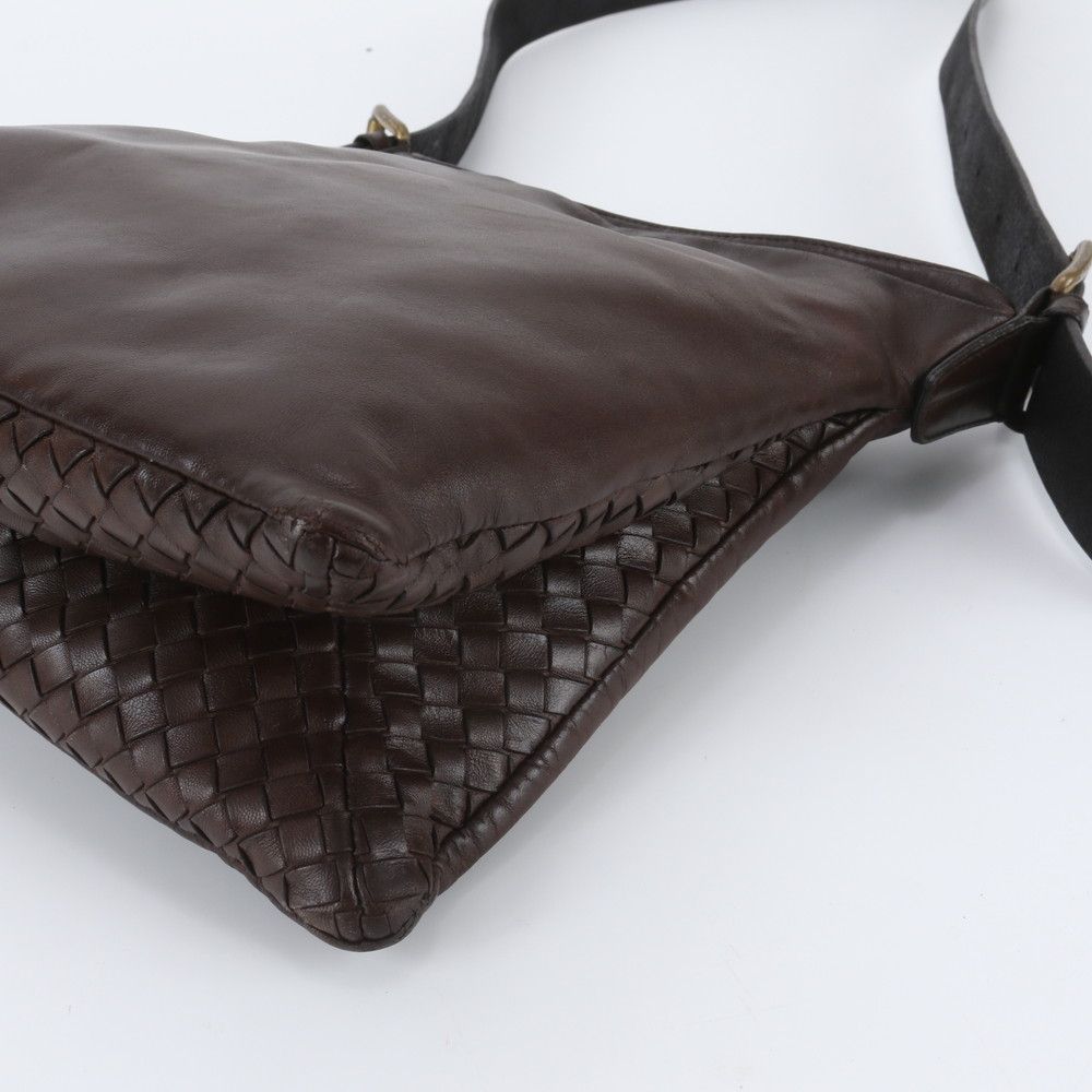 Bottega Veneta Intrecciato Braided Leather Shoulder Bag Crossbody Messenger — view 4