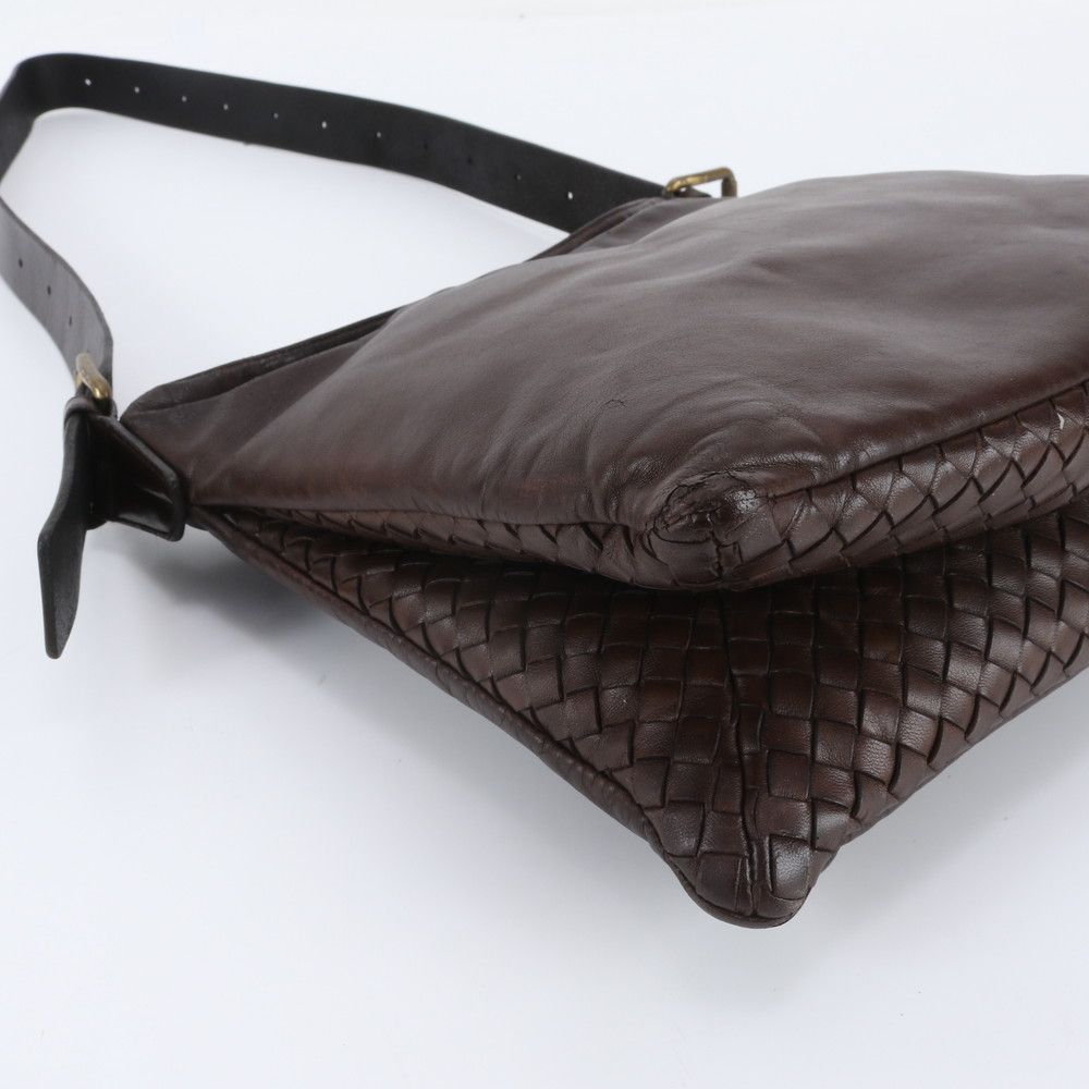 Bottega Veneta Intrecciato Braided Leather Shoulder Bag Crossbody Messenger — view 6