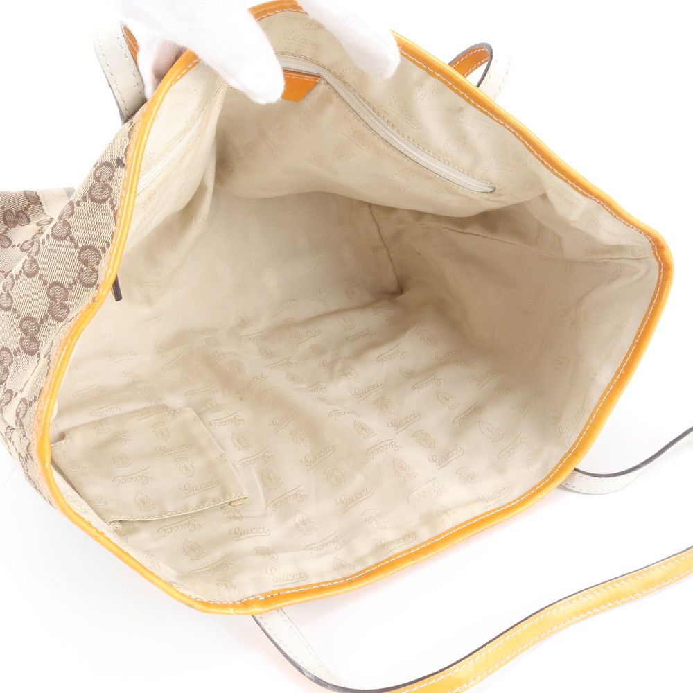 Gucci GG Canvas Jolie Leather Tote Bag Shoulder — view 7