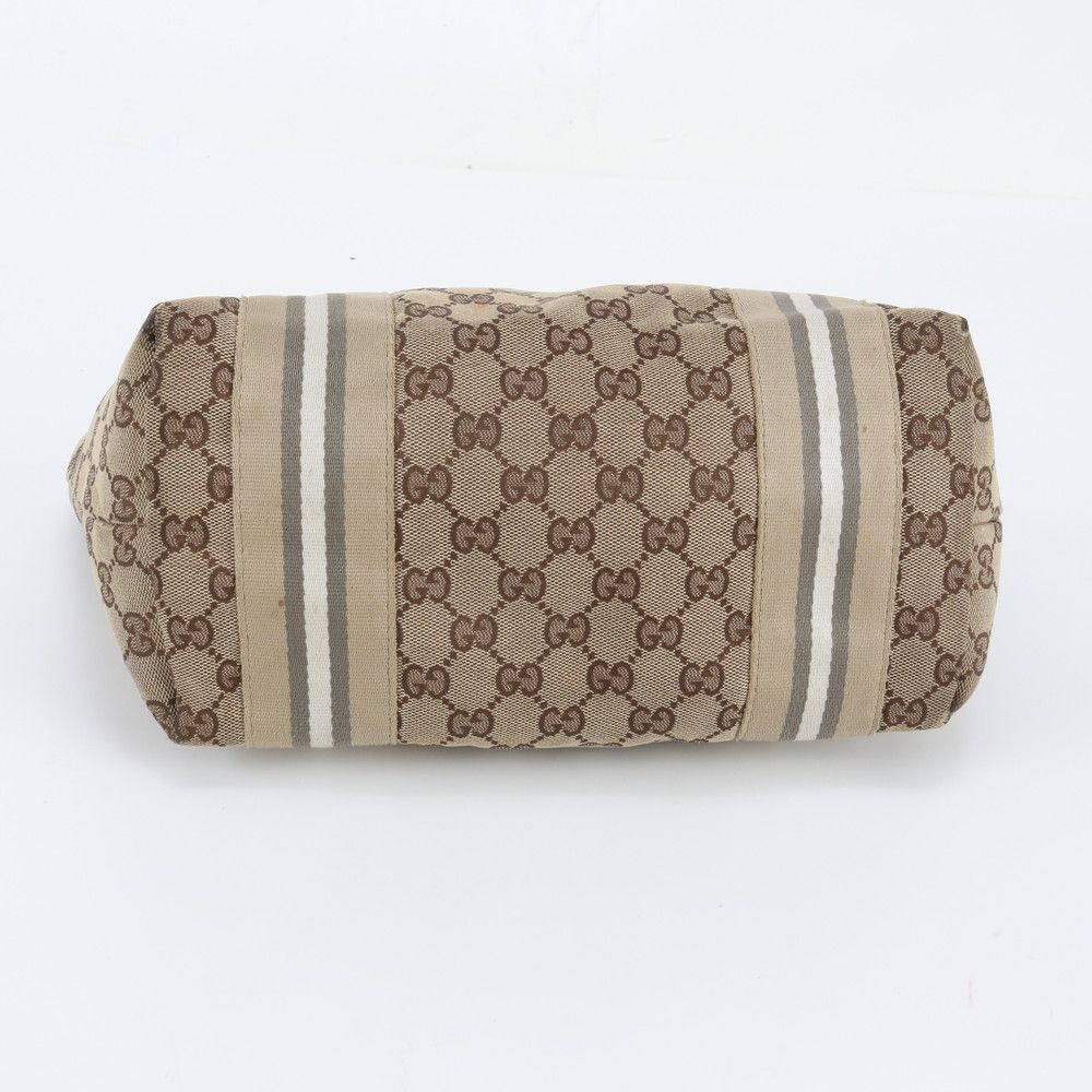 Gucci GG Canvas Jolie Leather Tote Bag Shoulder — view 5