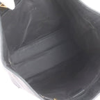 Gucci GG Canvas Leather Tote Bag Shoulder Hand Black — view 7