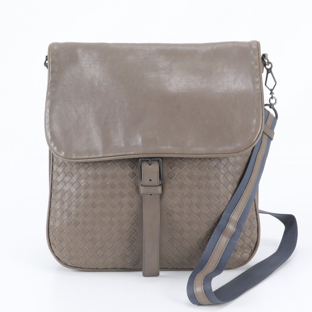 Bottega Veneta Intrecciato Braided Leather Shoulder Bag Crossbody Messenger