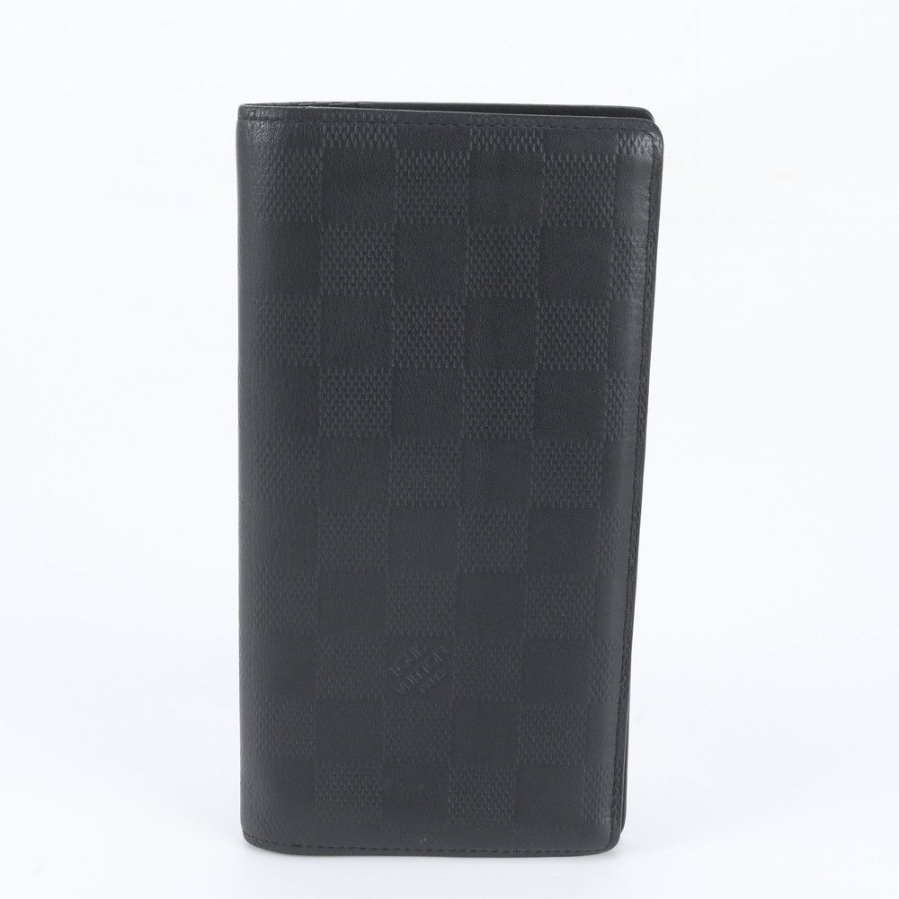 Louis Vuitton Damier Infini Portefeuille Brazza Leather Wallet