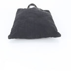 Fendi FF Zucca Leather Tote Bag Shoulder Hand Black — view 6