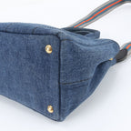 Prada Canapa Triangle Logo Tote Bag Crossbody — view 5