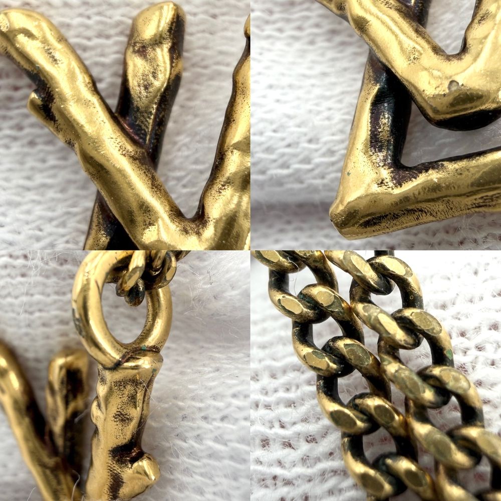 Louis Vuitton Necklace LV Twig Pendant Adjustable Gold — view 5