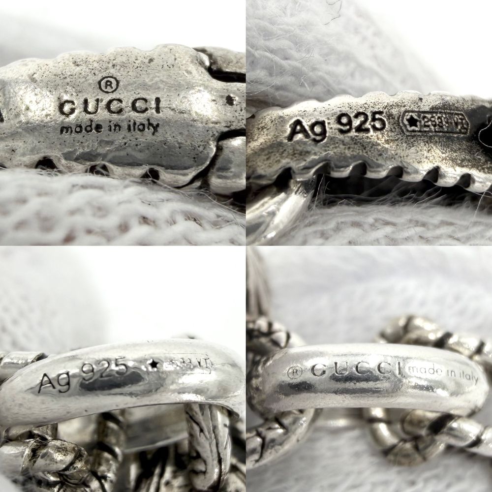 Gucci Necklace Interlocking G GG Long 925 Sterling Silver — view 3