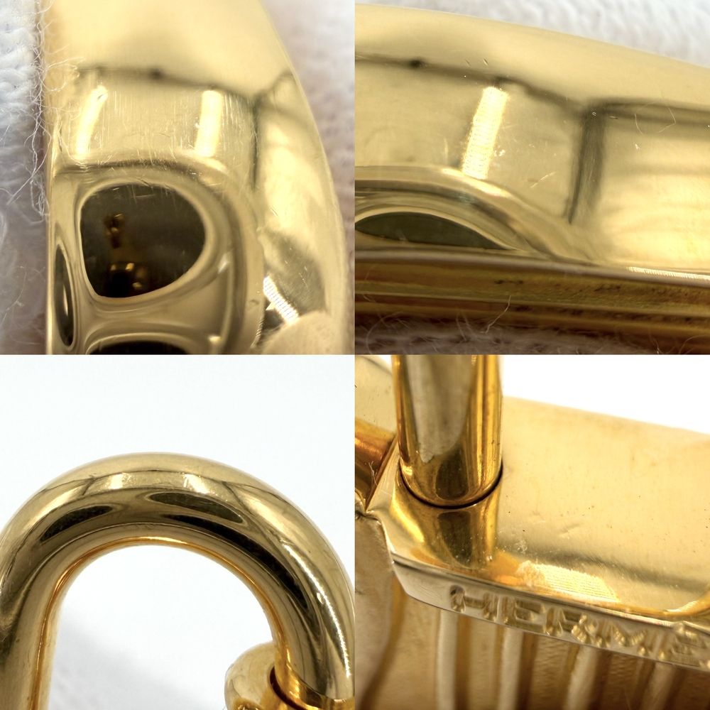 Hermes Harp Annee de la Musique Charm Gold Keychain — view 5