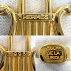 Hermes Harp Annee de la Musique Charm Gold Keychain — view 4