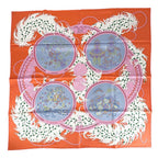 Hermes Scarf Carre 90 Legendary Items Woven by Embroidery Legende Brodee Silk