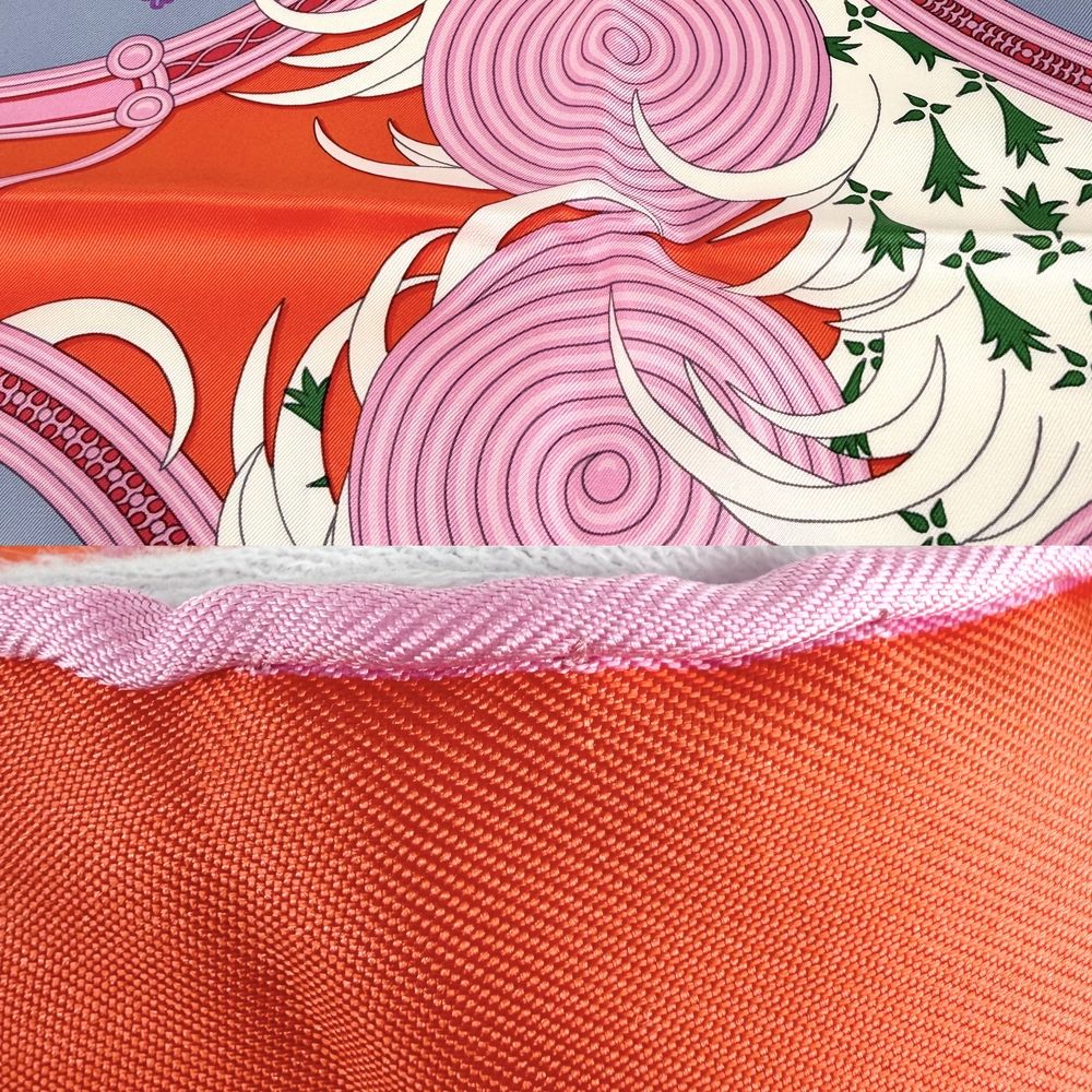 Hermes Scarf Carre 90 Legendary Items Woven by Embroidery Legende Brodee Silk — view 4