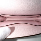 Hermes Bifold Wallet Roulis Slim Leather Pink Silver — view 4