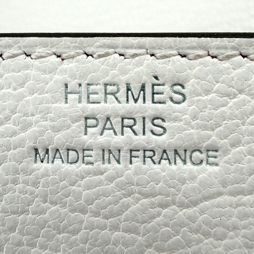 Hermes Bifold Wallet Roulis Slim Leather Pink Silver — view 5