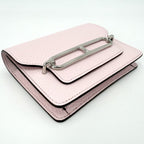 Hermes Bifold Wallet Roulis Slim Leather Pink Silver — view 3