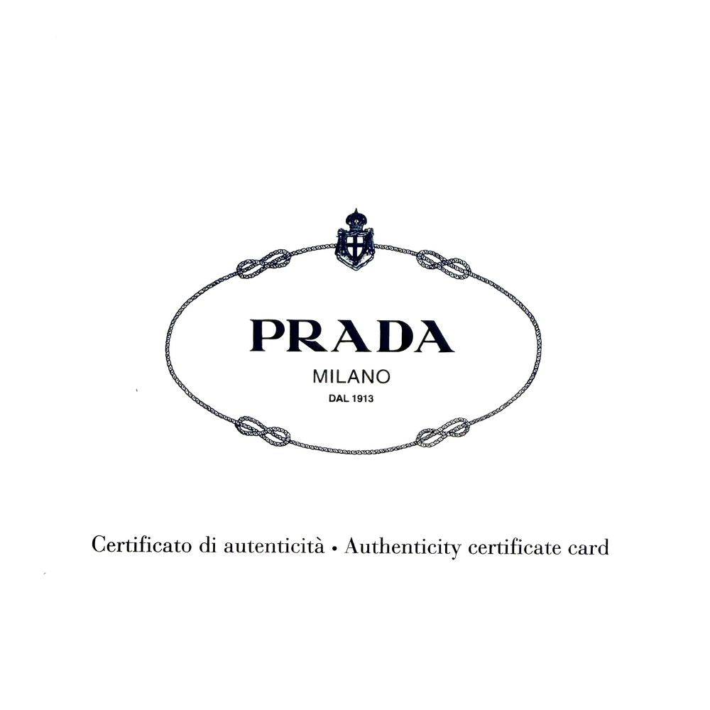 Prada Backpack Triangle Logo Hibiscus Shoulder Nylon Leather Black Red Silver — view 8