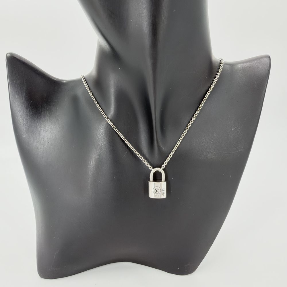 Louis Vuitton Necklace Lock It Learn Adjustable 925 Sterling Silver — view 3