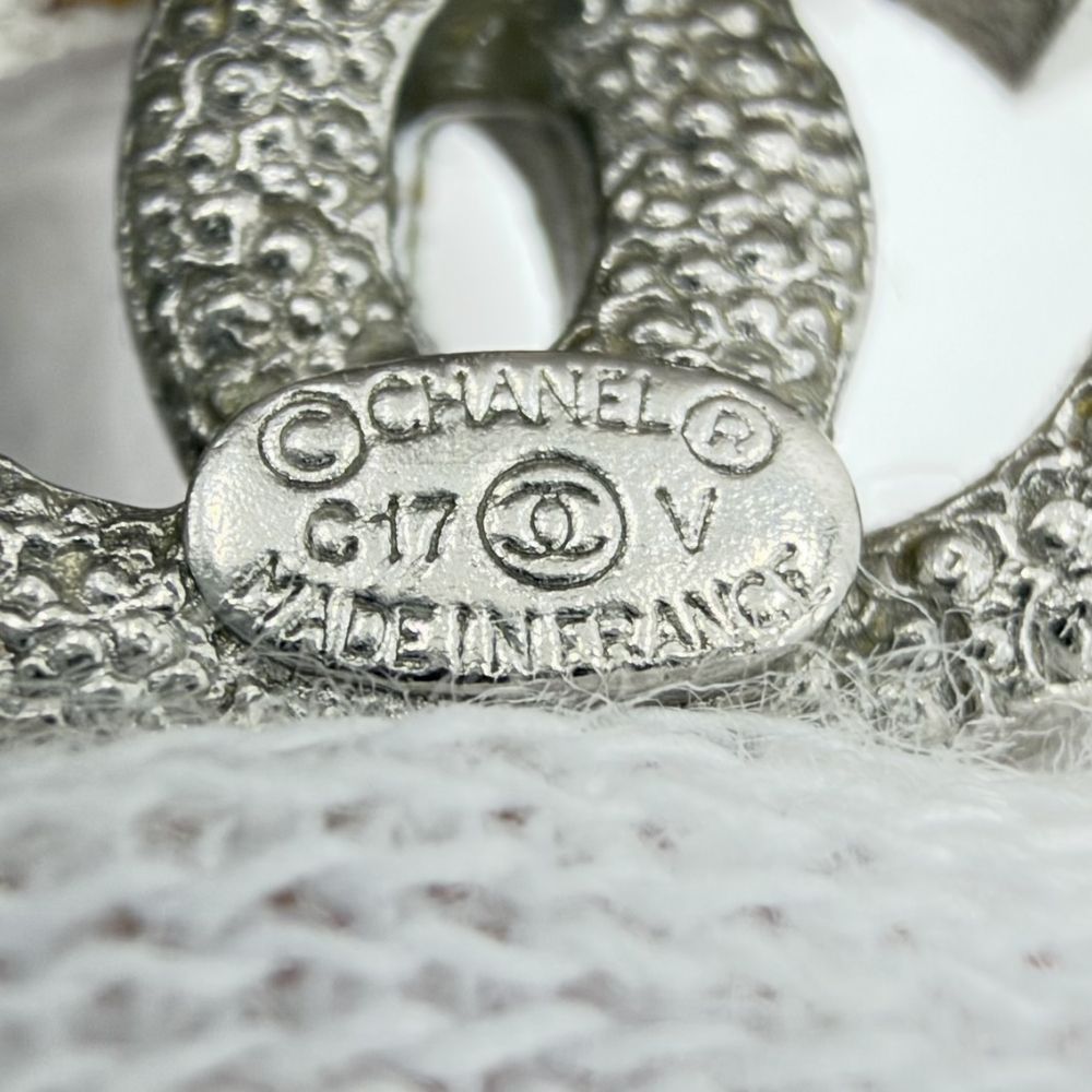 Chanel Earrings CC Logo Rhinestone — view 3
