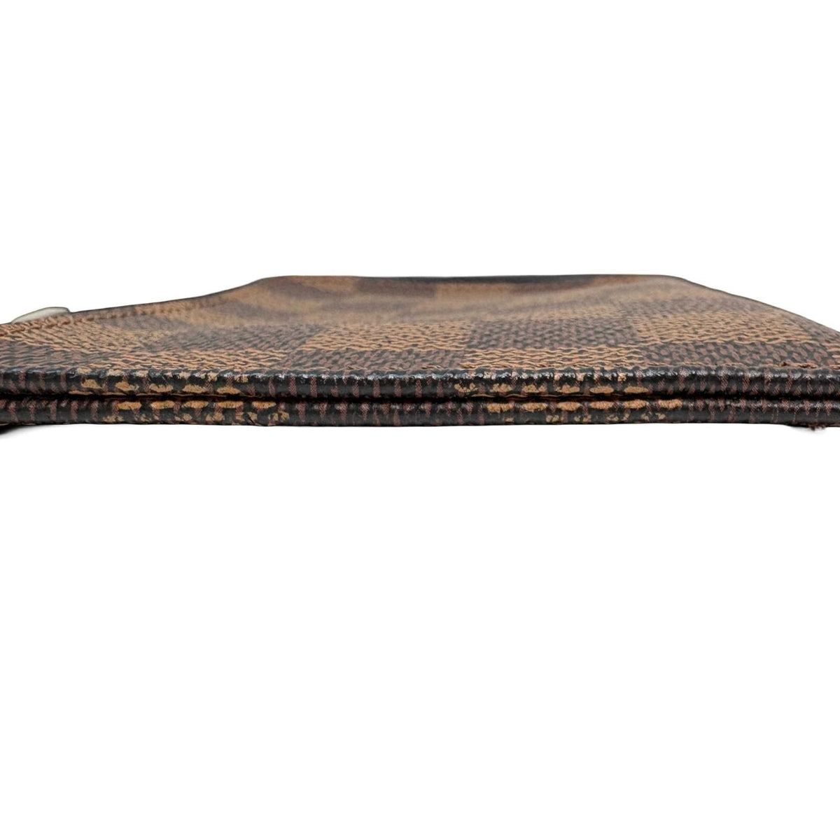 Louis Vuitton Porte Monnaie NM Damier Card Case Canvas Dark Brown — view 3