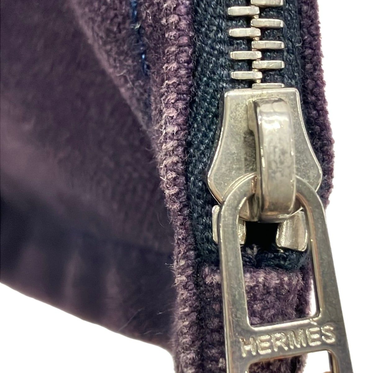 Hermes Pouch Purple — view 8