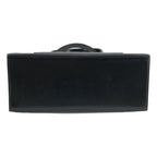 Saint Laurent Leather Kiss Lock Handbag Black Silver — view 3