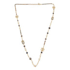 Chanel CC Logo Pearl Long Necklace Multicolor — view 2