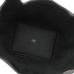 Hermes Handbag Picotin Lock 18 PM Taurillon Clemence Black Silver — view 6