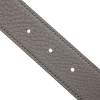 Hermes Belt Jockey Au Carre 85 Togo Box Calf Black Etain 85 Silver Reversible — view 5