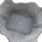 Hermes Handbag Picotin Lock 18 PM Taurillon Clemence Gray Pantin Silver — view 6