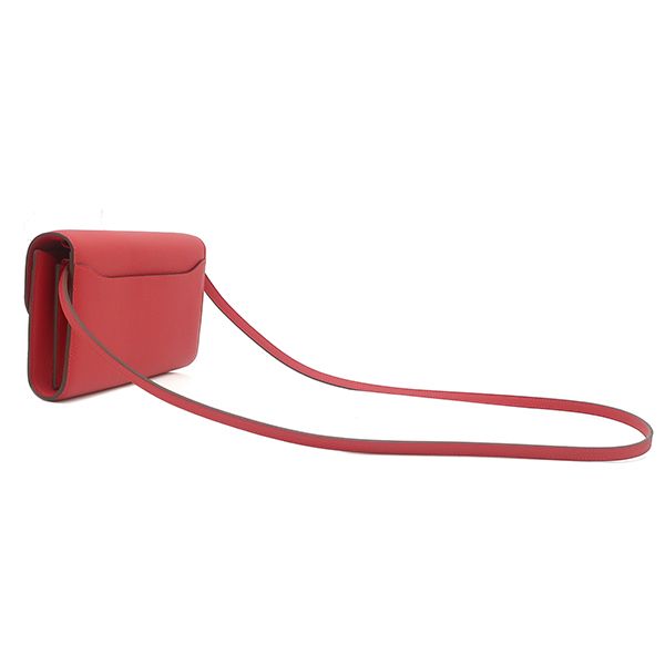 Hermes Wallet Constance Long to Go Evercolor Rouge de Coeur Gold Red — view 2