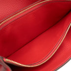 Hermes Wallet Constance Long to Go Evercolor Rouge de Coeur Gold Red — view 7