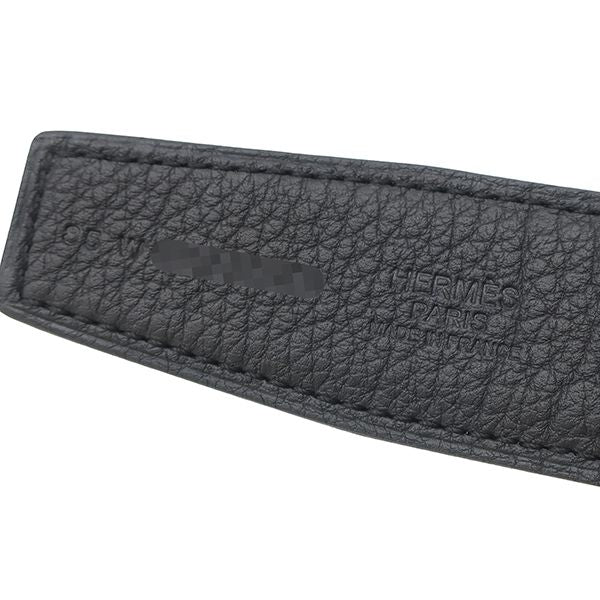 Hermes Belt Jockey Au Carre 85 Togo Box Calf Black 85 Reversible Kit — view 6