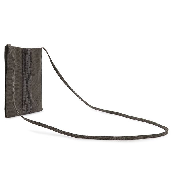 Hermes Shoulder Bag Herline Pochette Canvas Gray — view 2