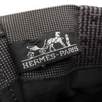 Hermes Shoulder Bag Herline Pochette Canvas Gray — view 7