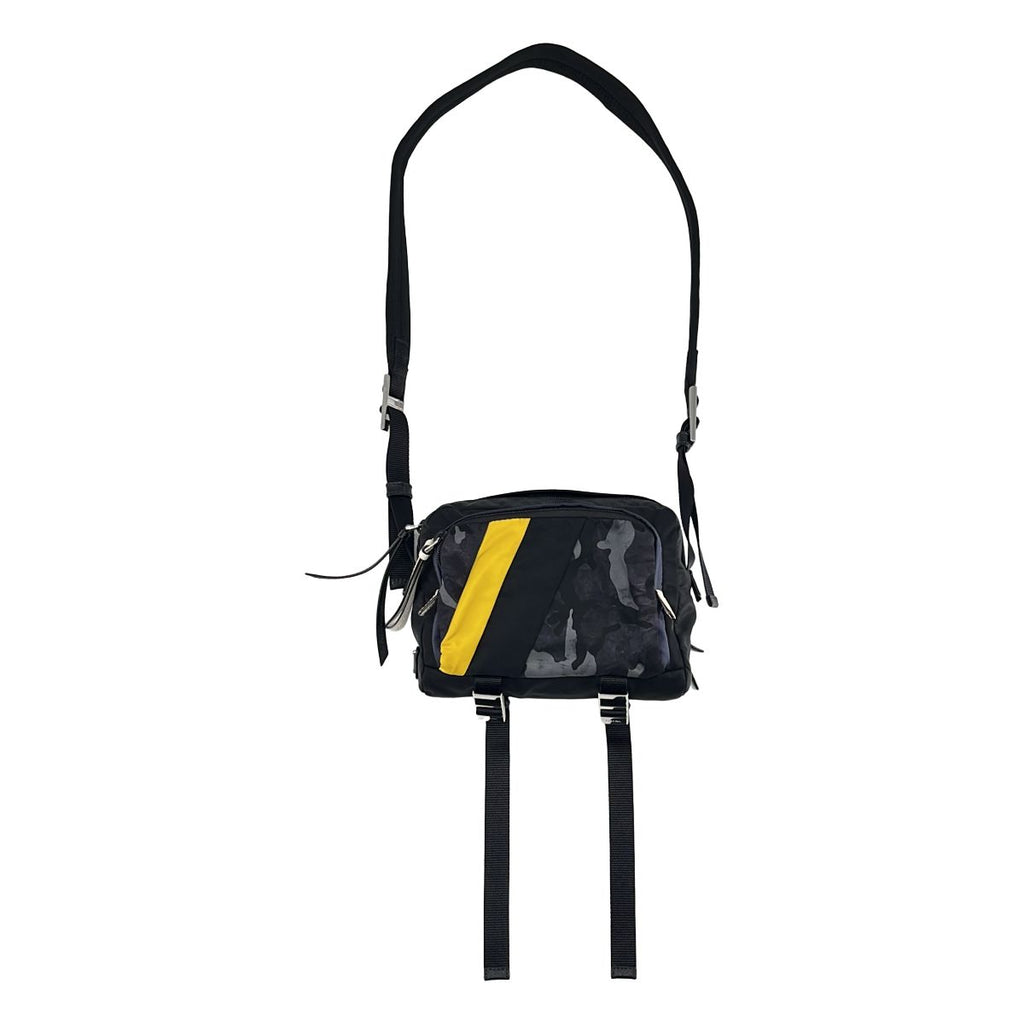 Prada Camouflage Shoulder Bag Black