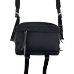 Prada Camouflage Shoulder Bag Black — view 4