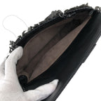 Bottega Veneta Intrecciato Fringe Handbag Black — view 3