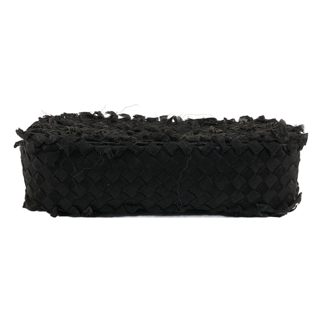 Bottega Veneta Intrecciato Fringe Handbag Black — view 5